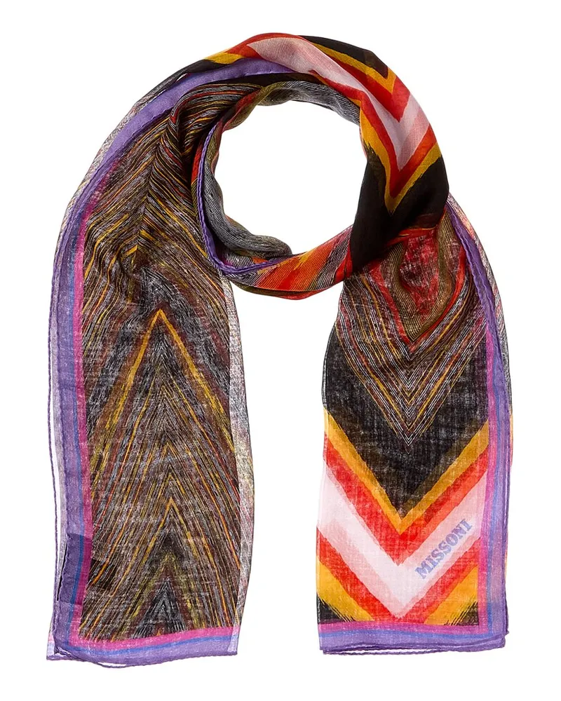 Missoni Silk-Blend Scarf Nocolor