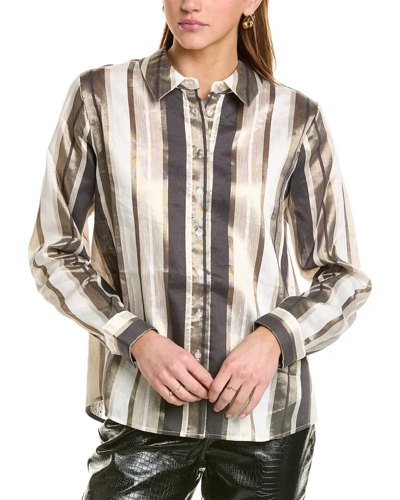 CAMI NYC Malta Linen-Blend Top Nocolor