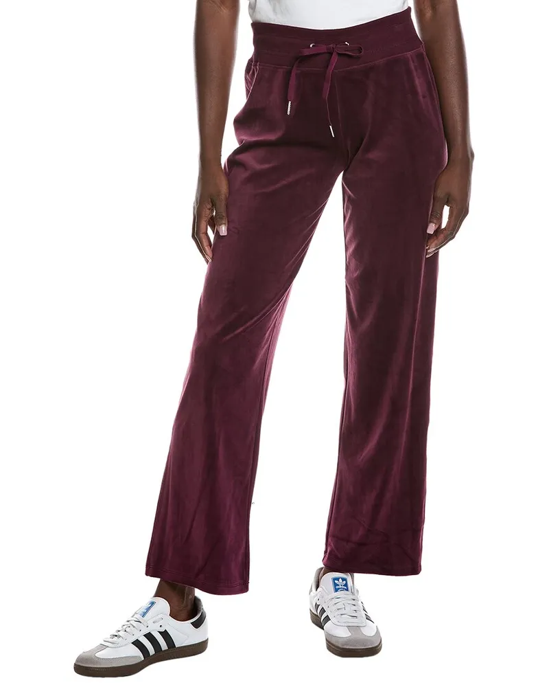 Vince Camuto Velour Straight Pant Purple