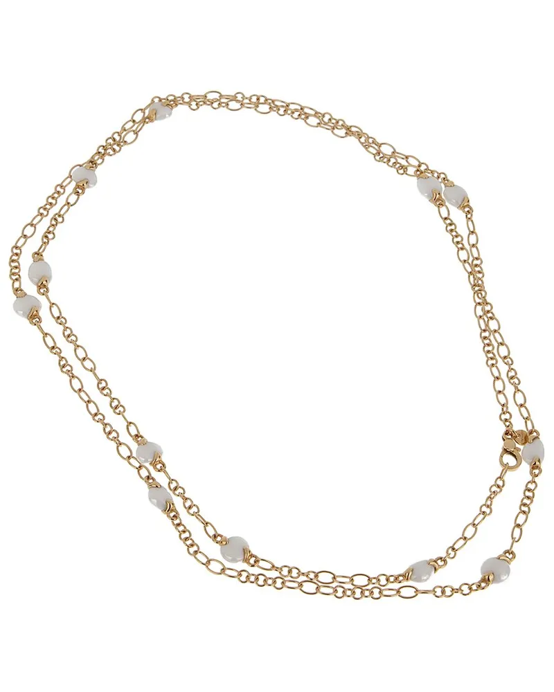 Pomellato 18K 24.00 ct. tw. White Agate Necklace Nocolor