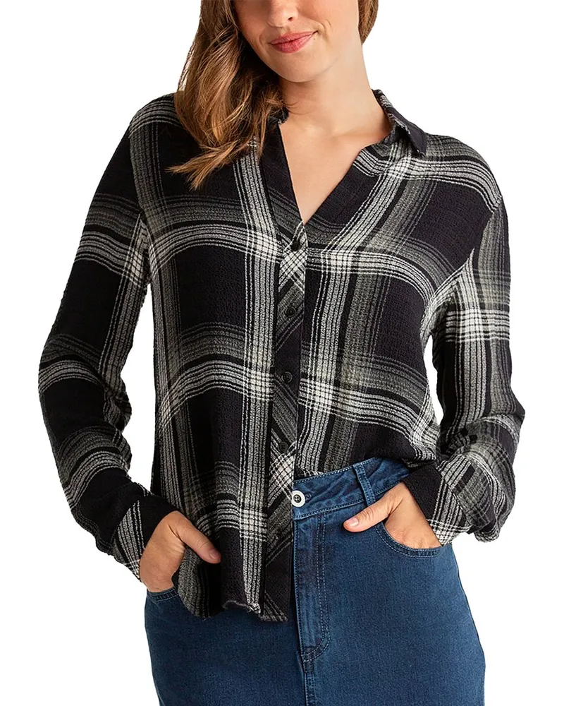 Bella Dahl Button Down Blouse Nocolor