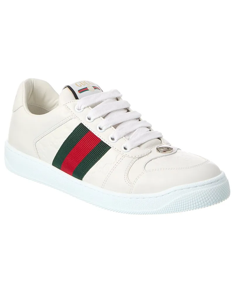 Gucci Screener Leather Sneaker Nocolor