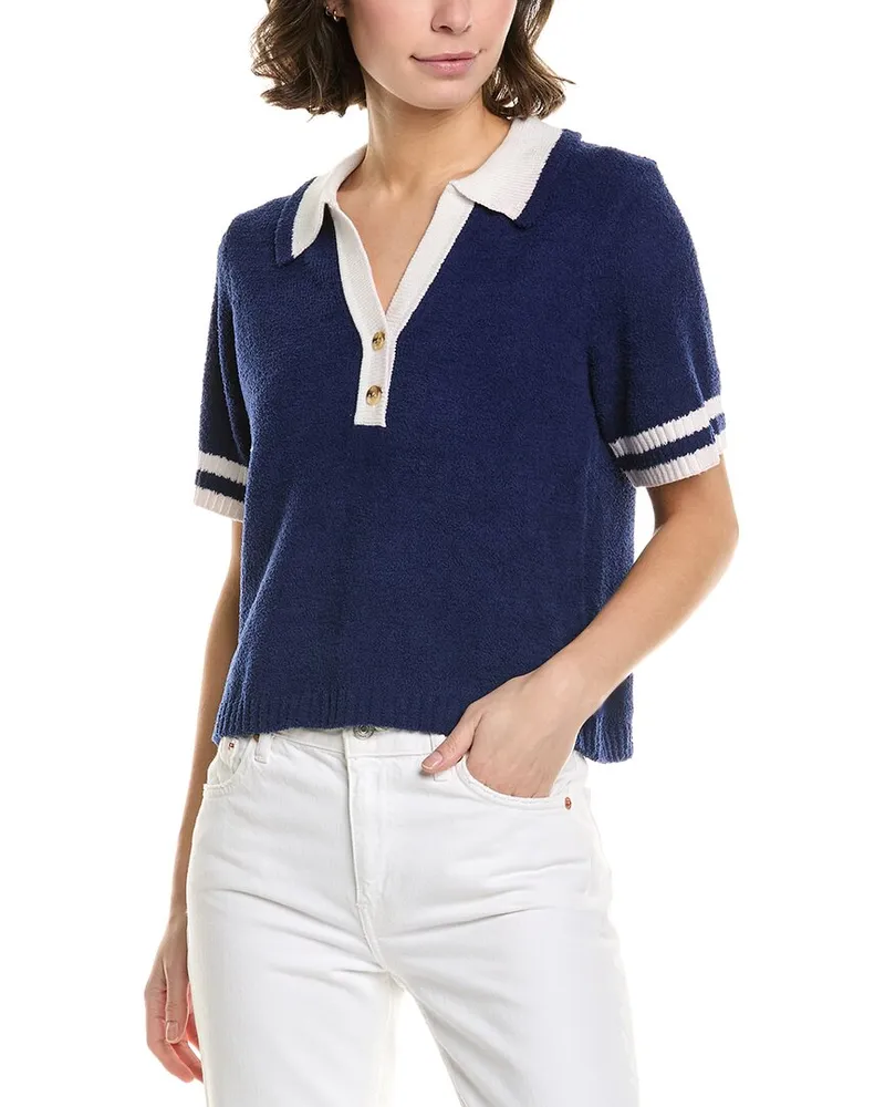 Central Park West Bianca Polo Shirt Blue