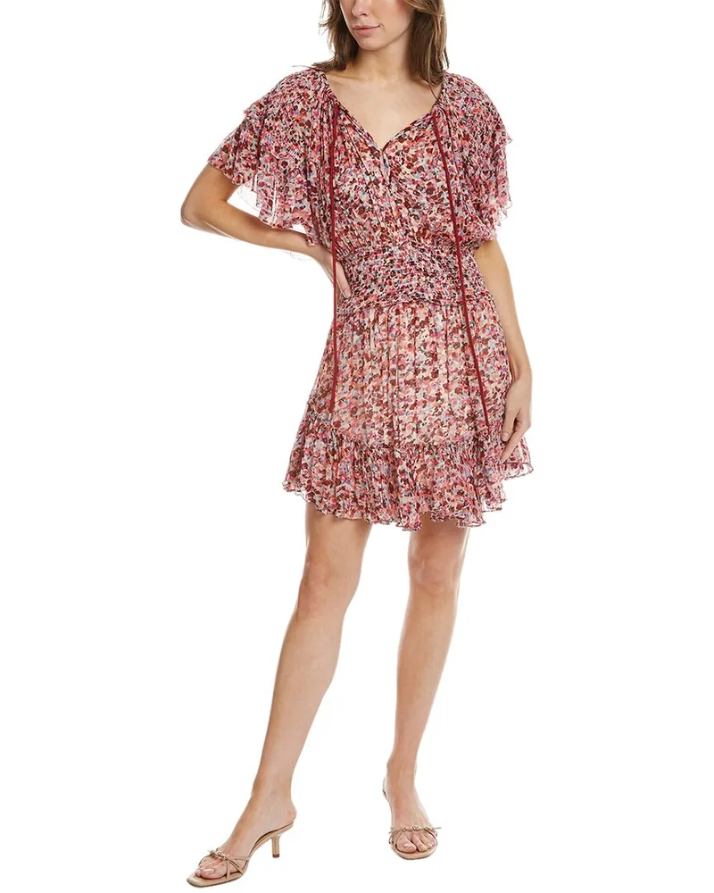 Isabel Marant Étoile Florise Mini Dress Red
