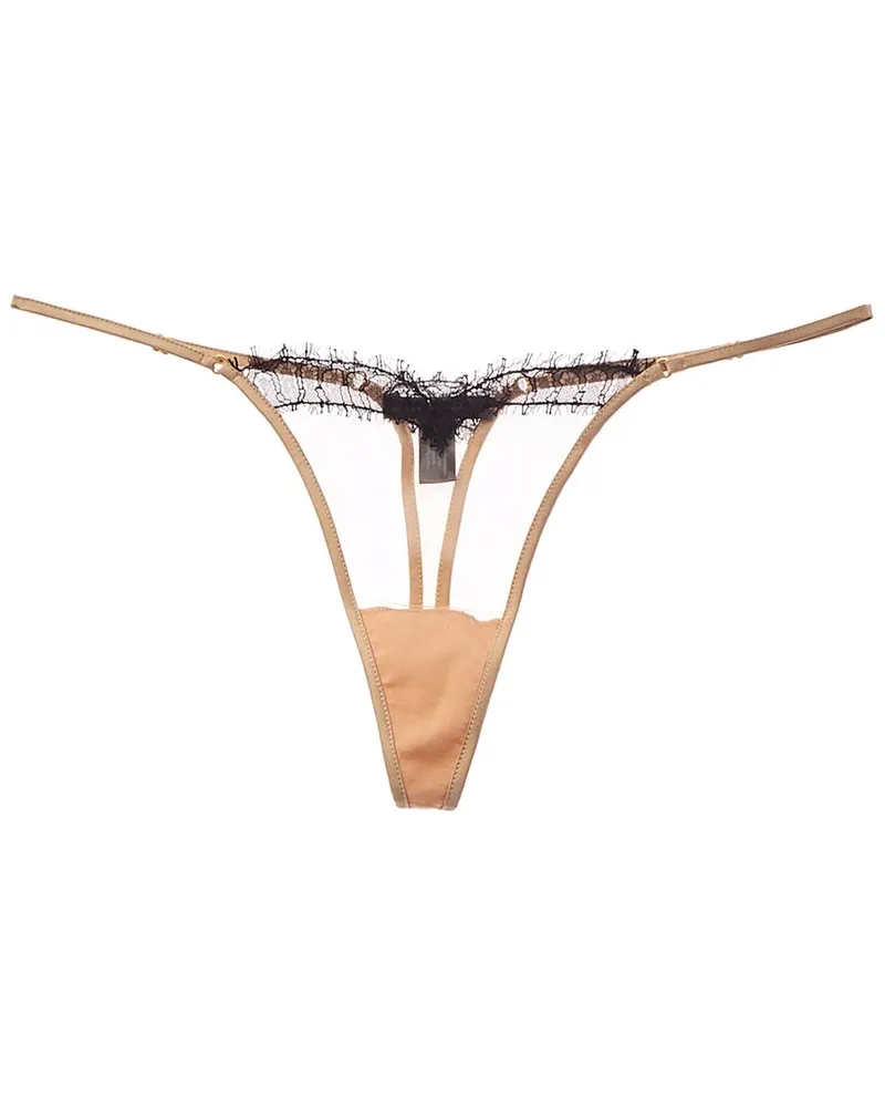 Kiki De Montparnasse Regarde Moi Thong Beige