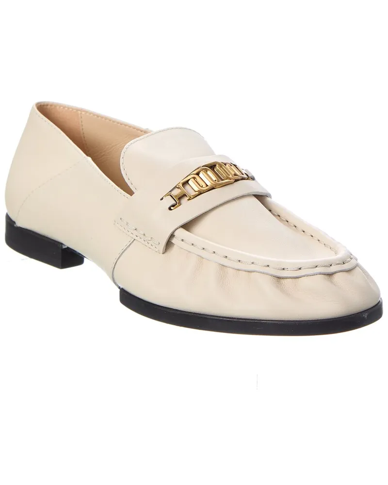 TOD'S TOD’s Chain Leather Loafer White