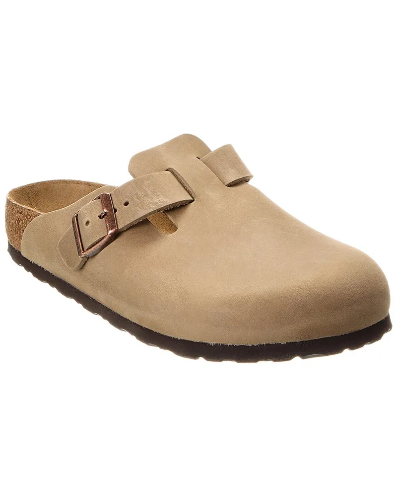 Birkenstock Boston Leather Mule Brown