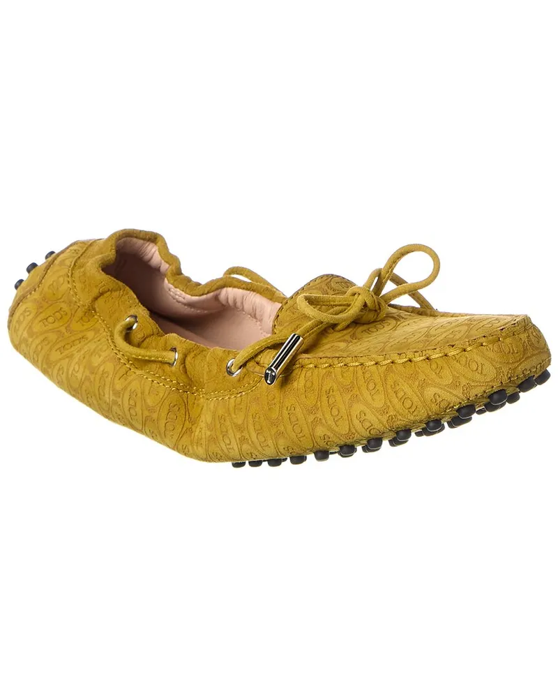 TOD'S TOD’s Logo Suede Loafer Green