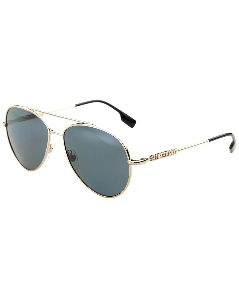 Burberry Women's BE3147 58mm Polarized Sunglasses Gold