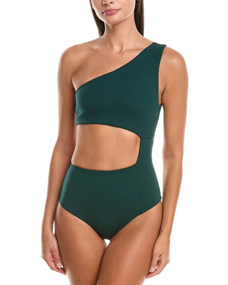 Haight Mika Crepe One-Piece Green