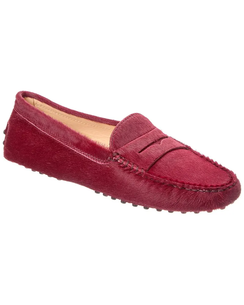 TOD'S TOD’s Gommini Haircalf Loafer Red