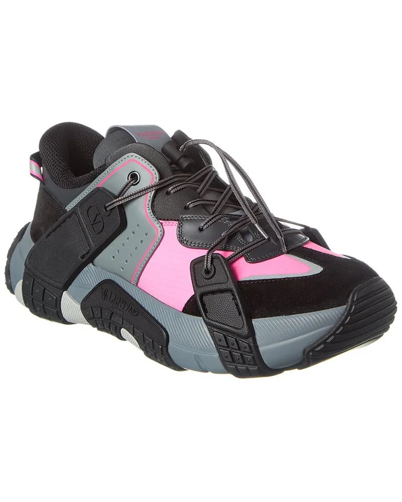 Valentino Garavani Leather & Suede Sneaker Pink