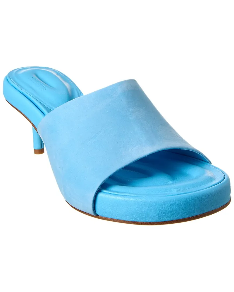 Jacquemus Les Mules Argilla Leather Sandal Blue