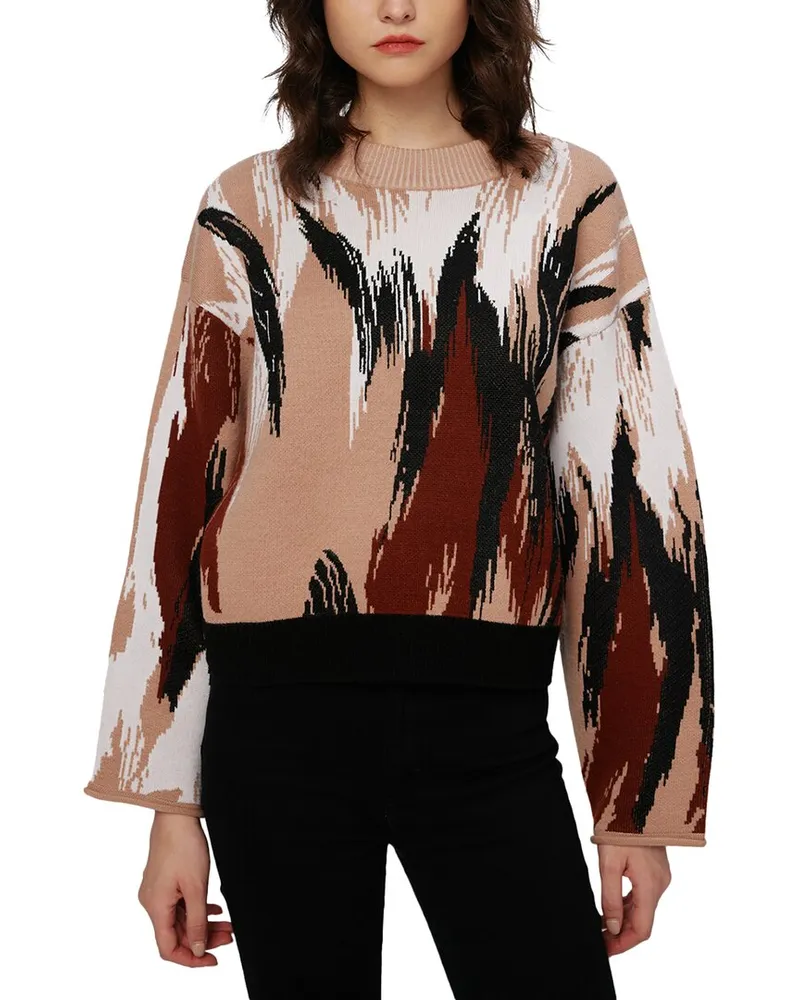 Diane von Furstenberg Ema Wool-Blend Sweater Nocolor