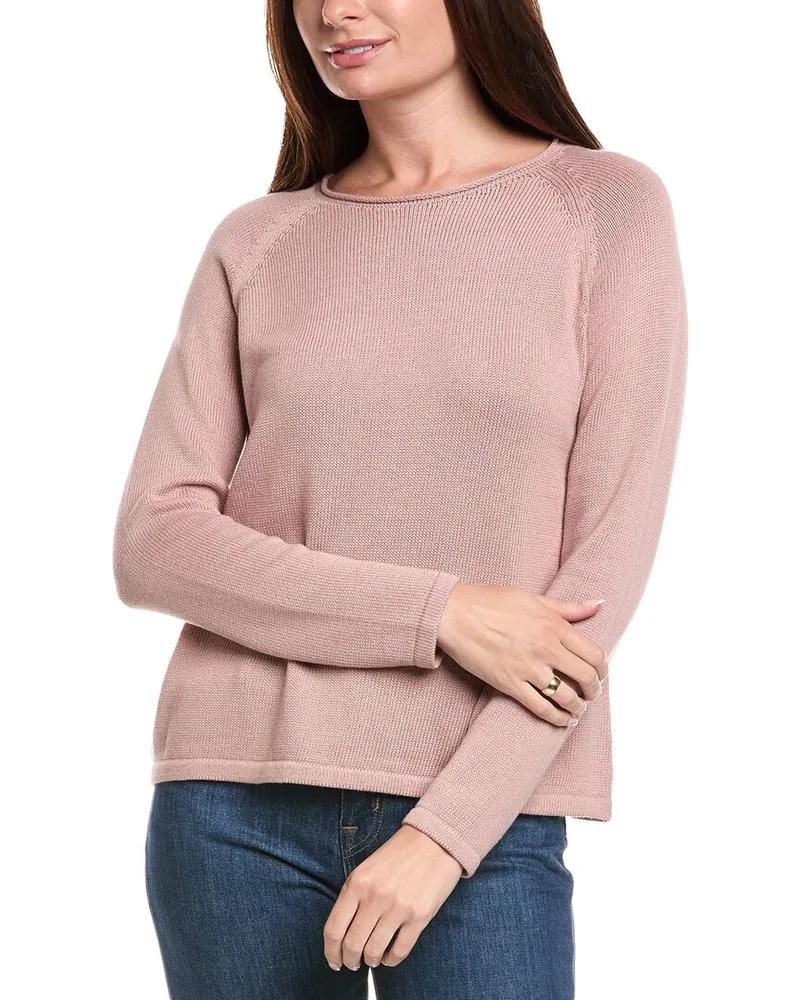 Eileen Fisher Petite Raglan Sweater Nocolor