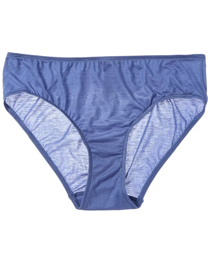 Hanro Ultralight Hi-Cut Brief Blue