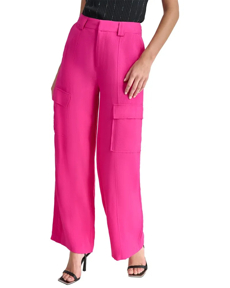 DKNY Crinkle Dressing Cargo Pant Pink