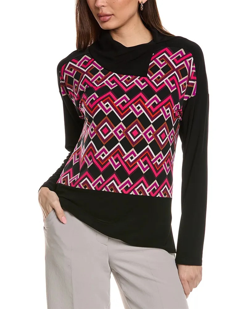 Joseph Ribkoff Cowl Tunic Black