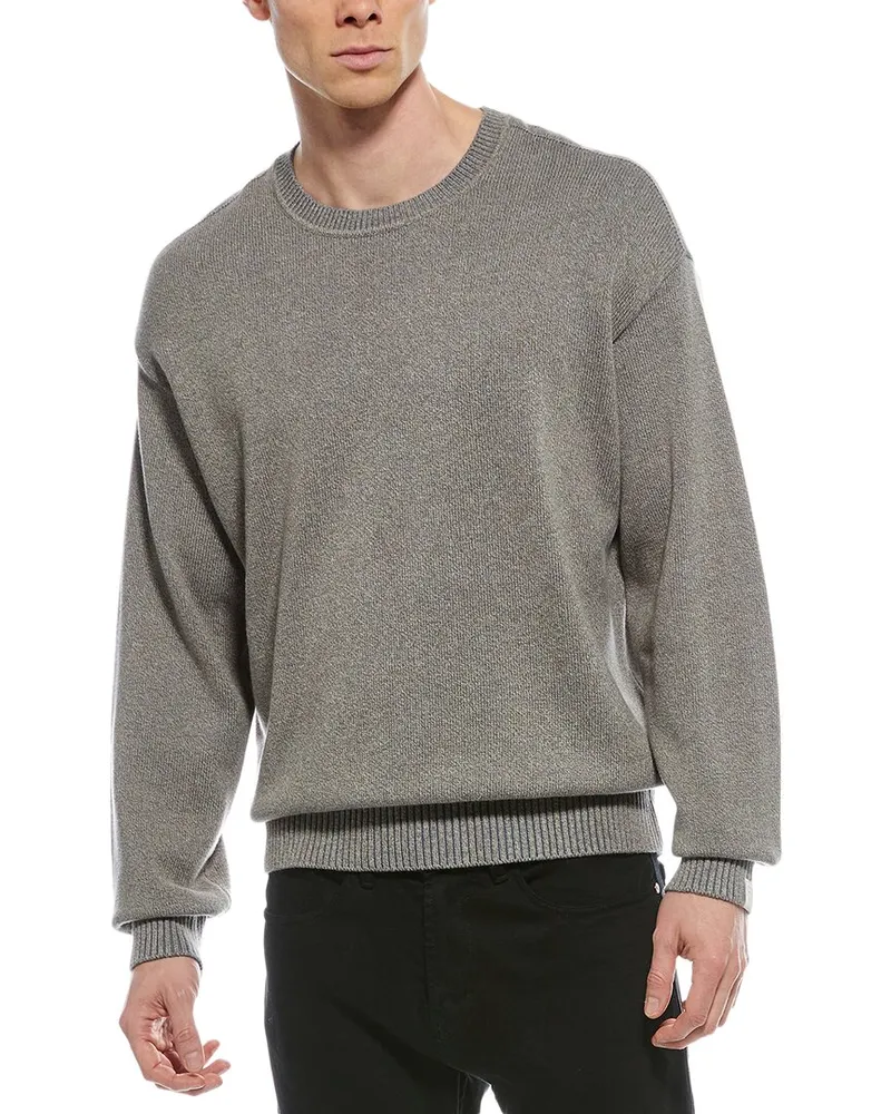 Rag & Bone Dexter Marl Crewneck Sweater Grey