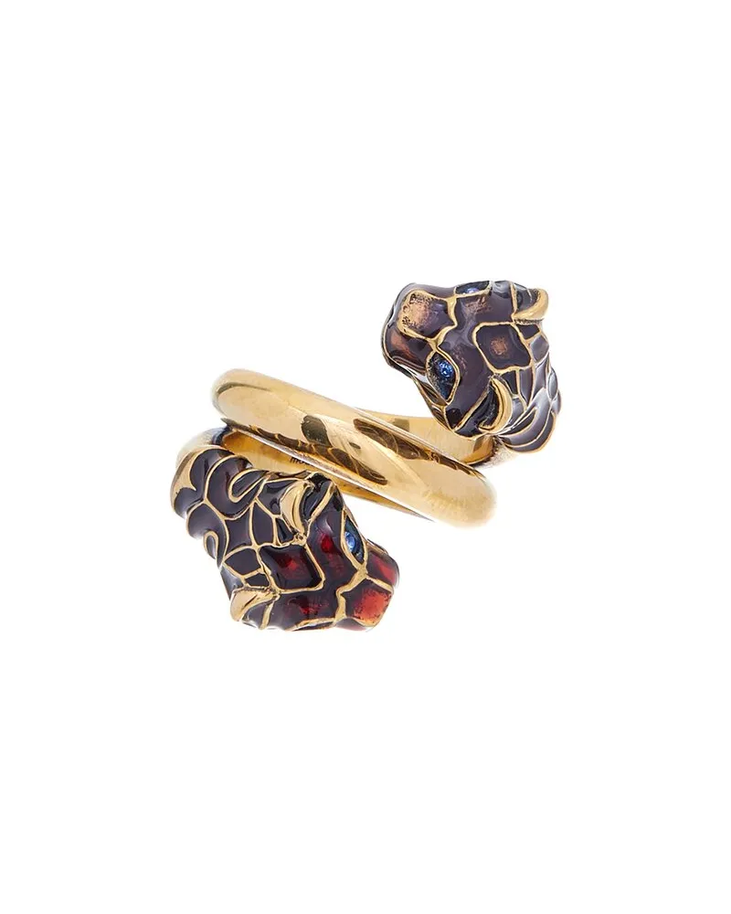 Gucci Feline Blue Crystal Ring Nocolor