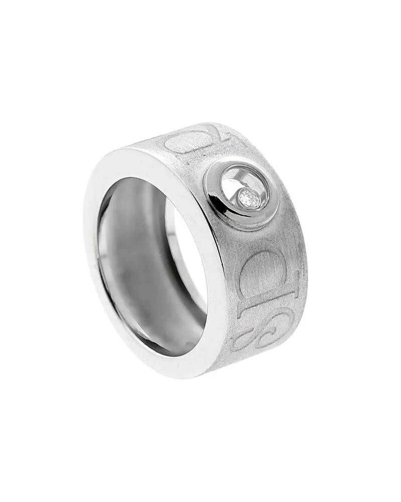 Chopard 18K 0.05 ct. tw. Diamond Happy Sport Ring (Authentic Pre-Loved Nocolor