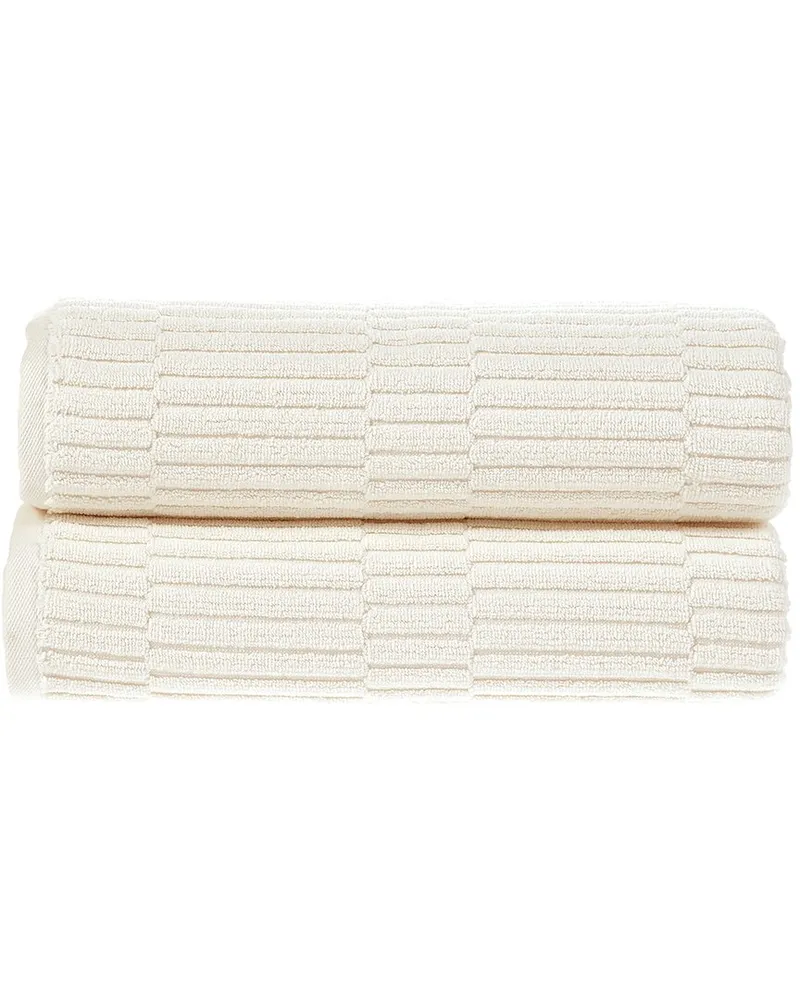 Alexis Antimicrobial Oxford Bath Sheet, Pack Of 2 Nocolor