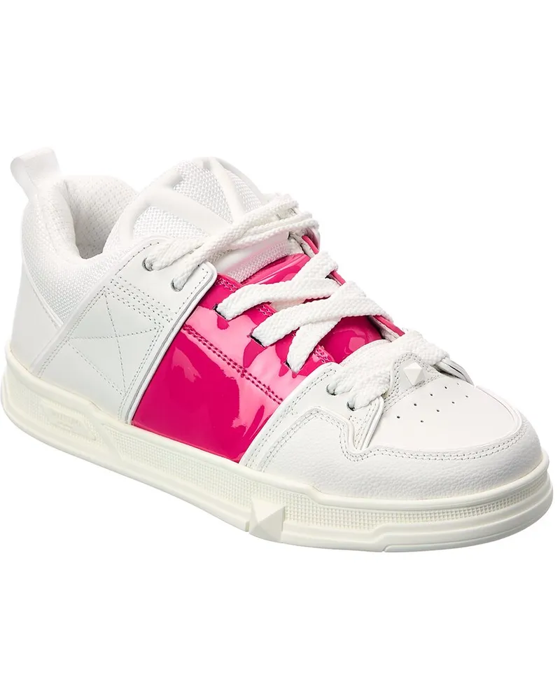 Valentino Garavani Roman Stud Leather Sneaker White