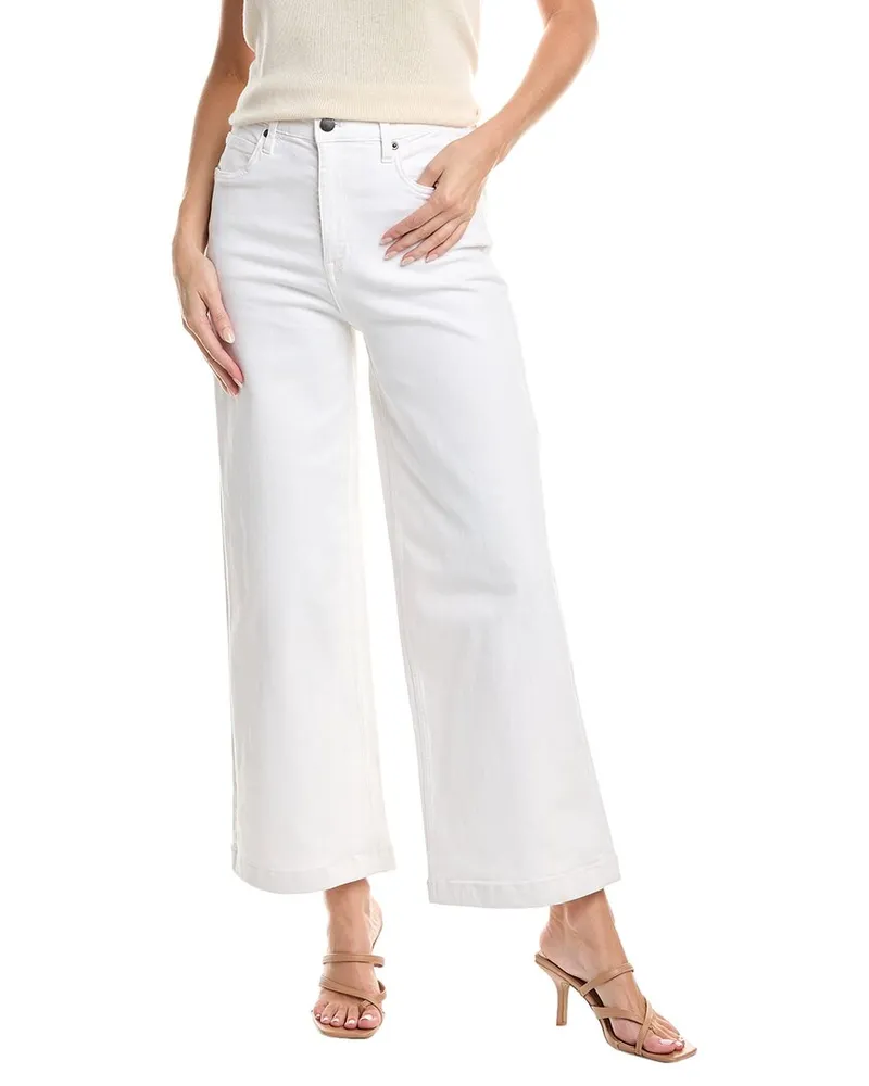 Kenneth Cole Comfort Pure White Wide Leg Jean White