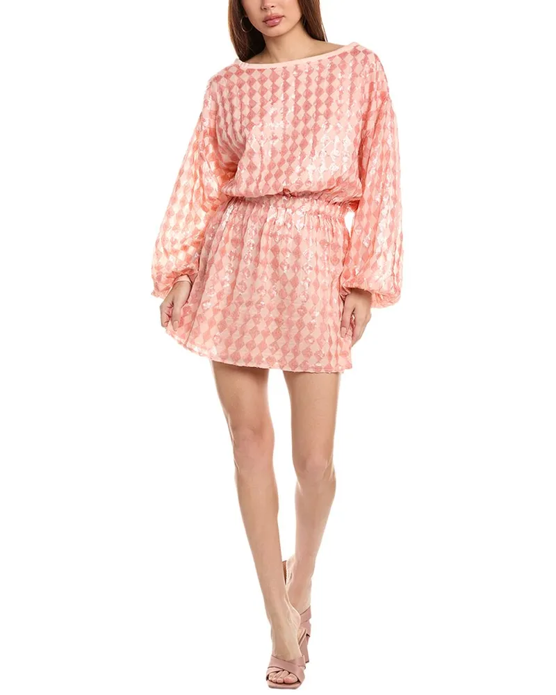 Chaser Sequin Mini Dress Pink