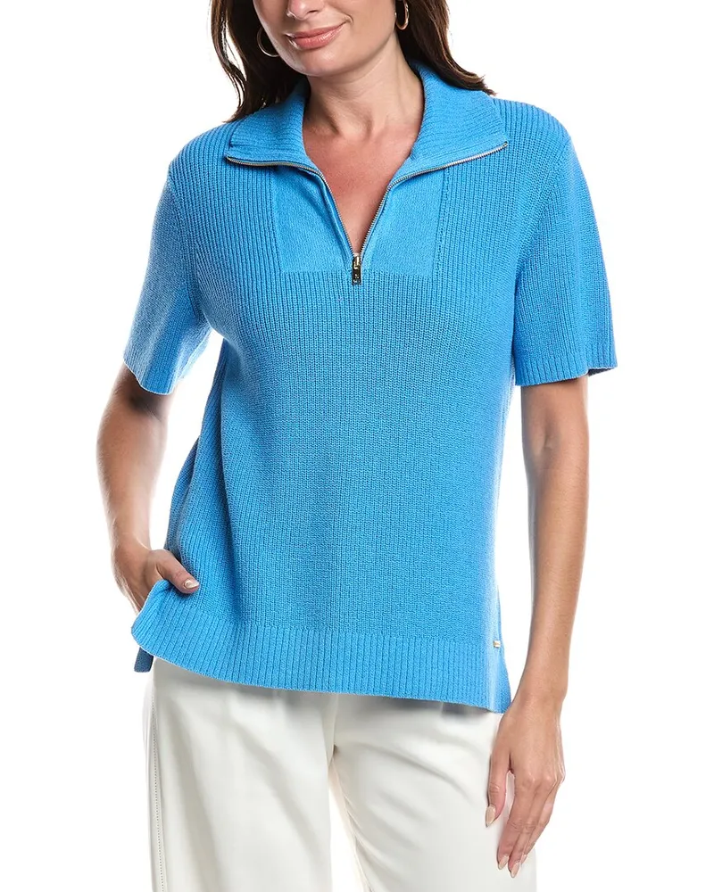 ST. JOHN Knit Sweater Blue
