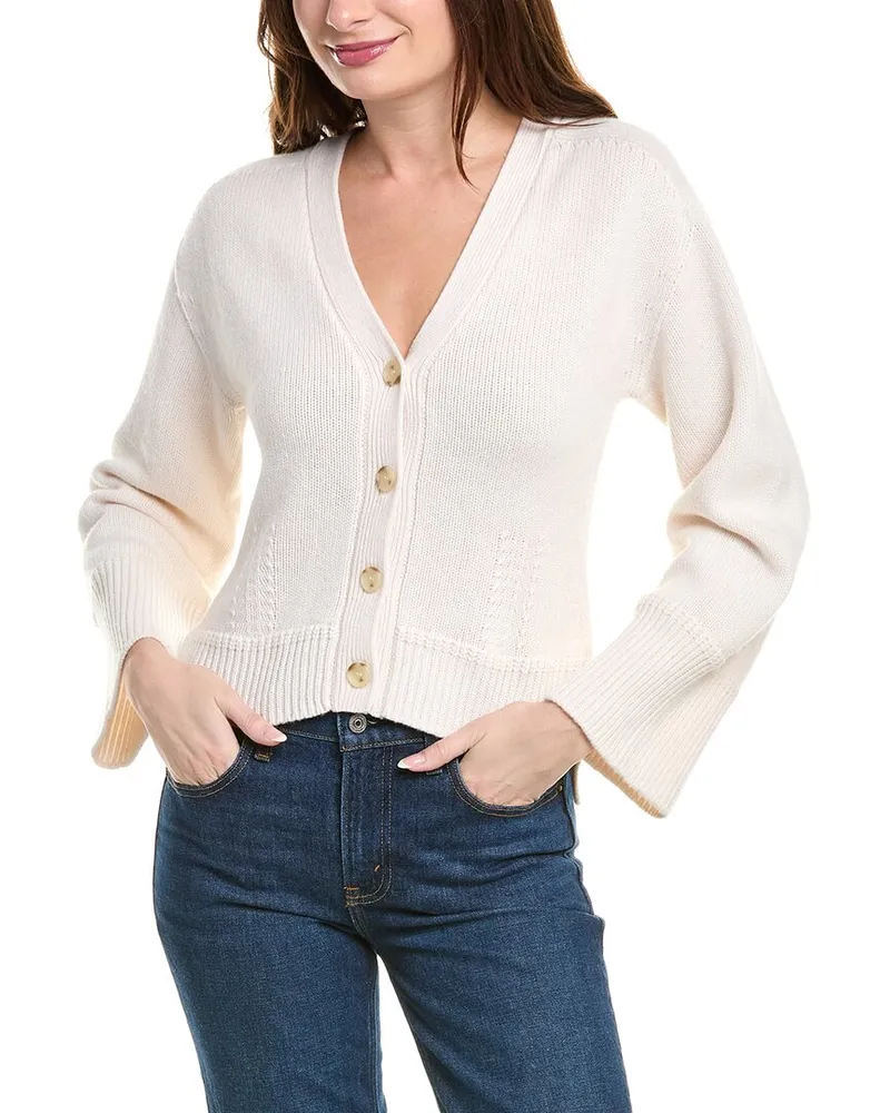 A.L.C. A C. Henry Cashmere Cardigan White