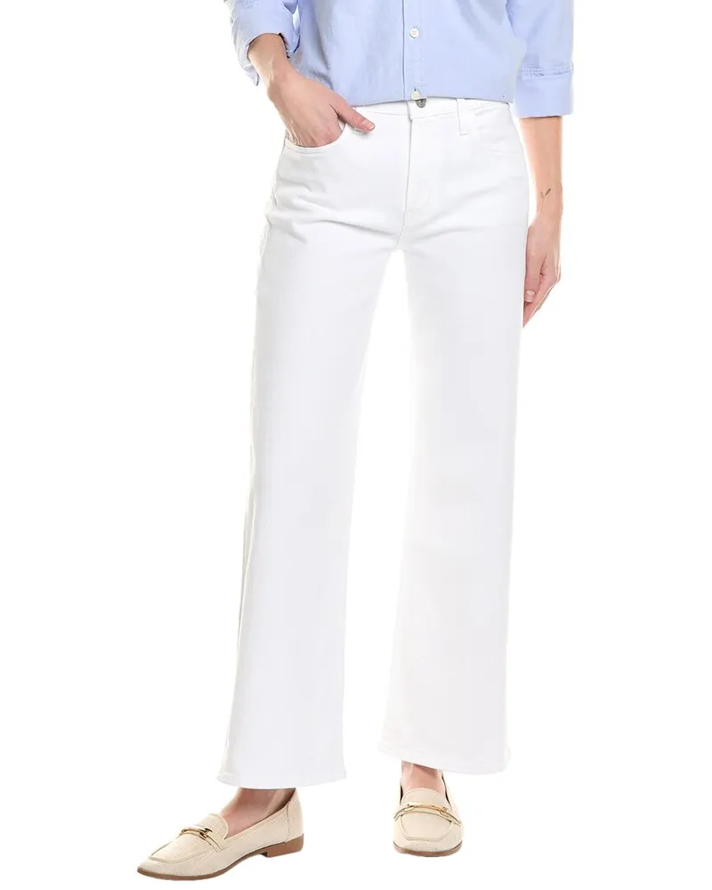 Hudson Jeans Rosalie White High-Rise Wide Leg Jean White