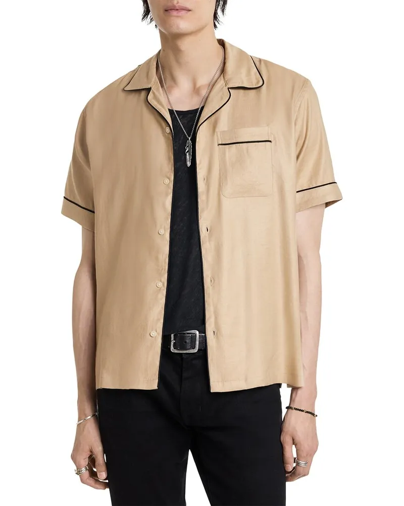 John Varvatos Spread Collar Shirt Nocolor