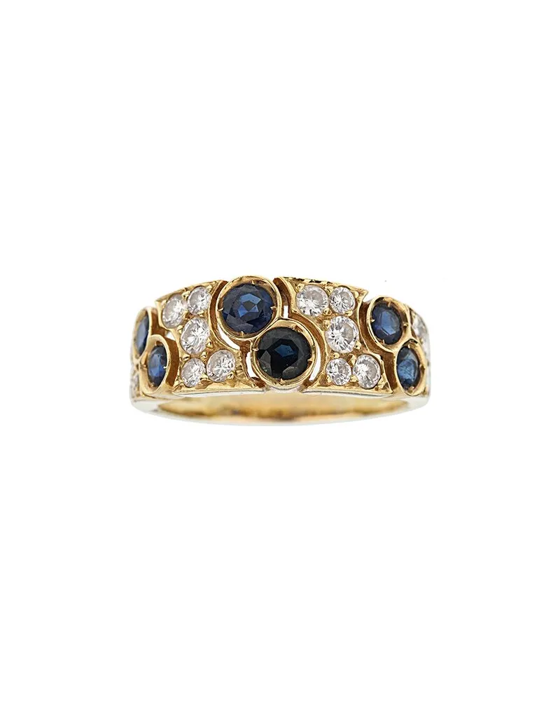Van Cleef & Arpels 18K 2.07 ct. tw. Diamond & Sapphire Ring (Authentic Pre-Loved Nocolor