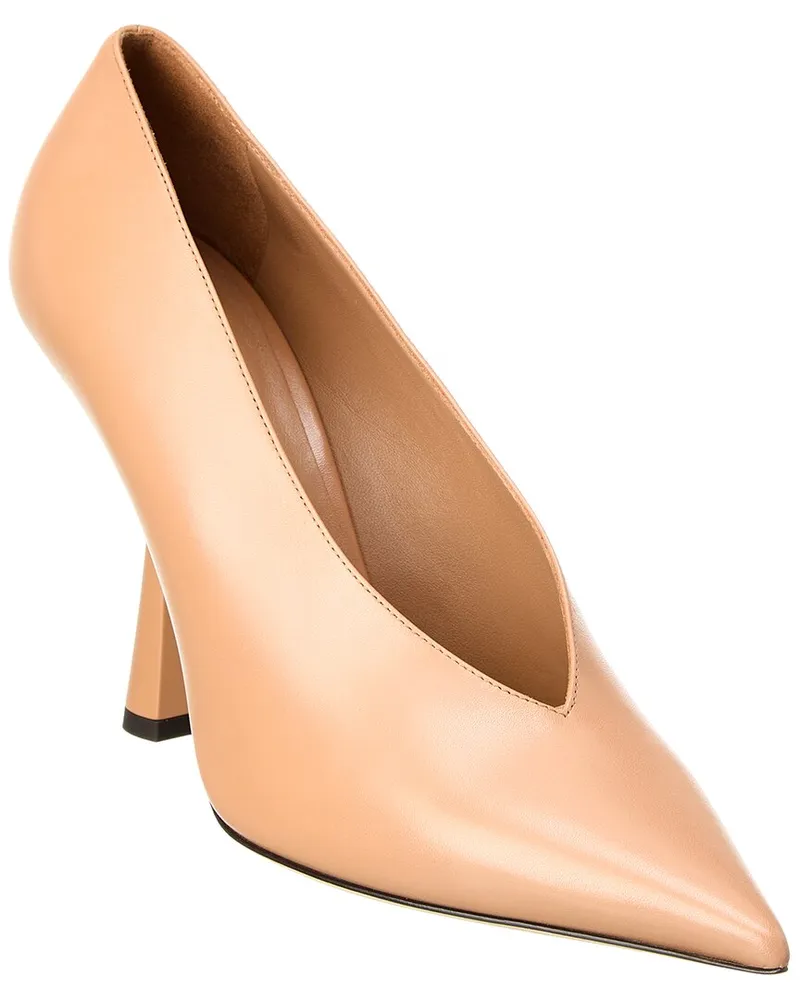 Jimmy Choo Maryanne 100 Leather Pump Brown