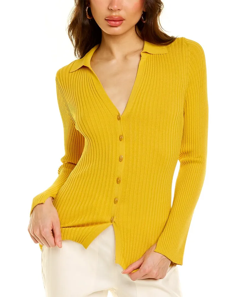 Cult Gaia Lynx Top Yellow