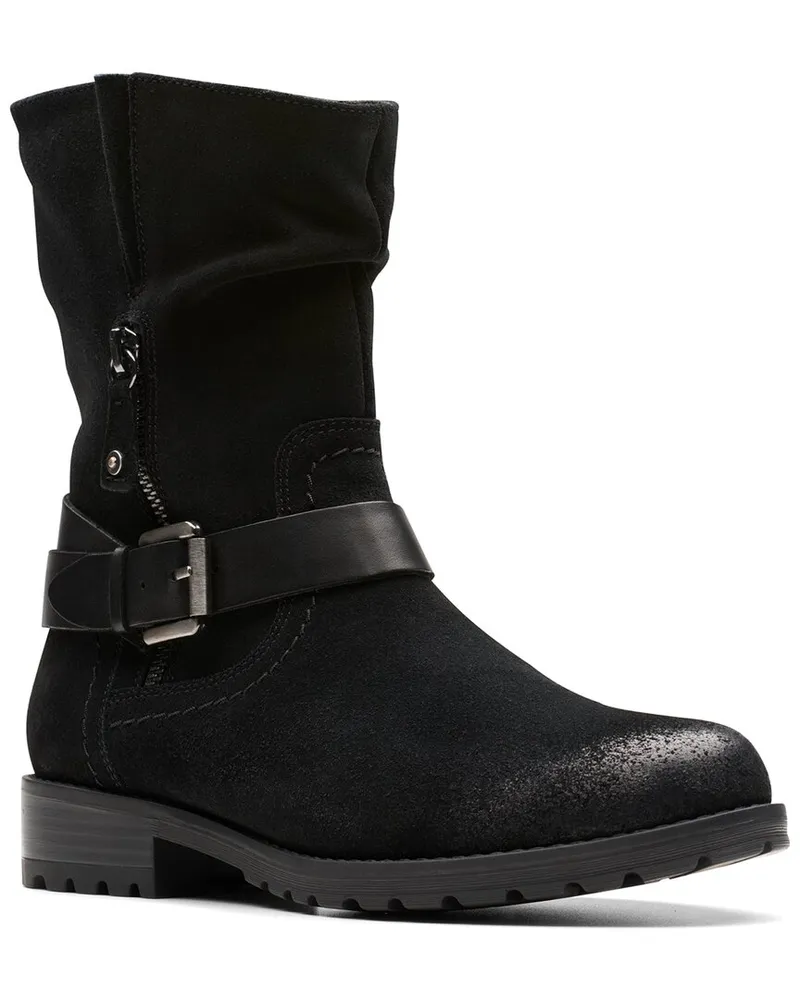 Clarks Nissini Pearl Suede Western Boot Nocolor