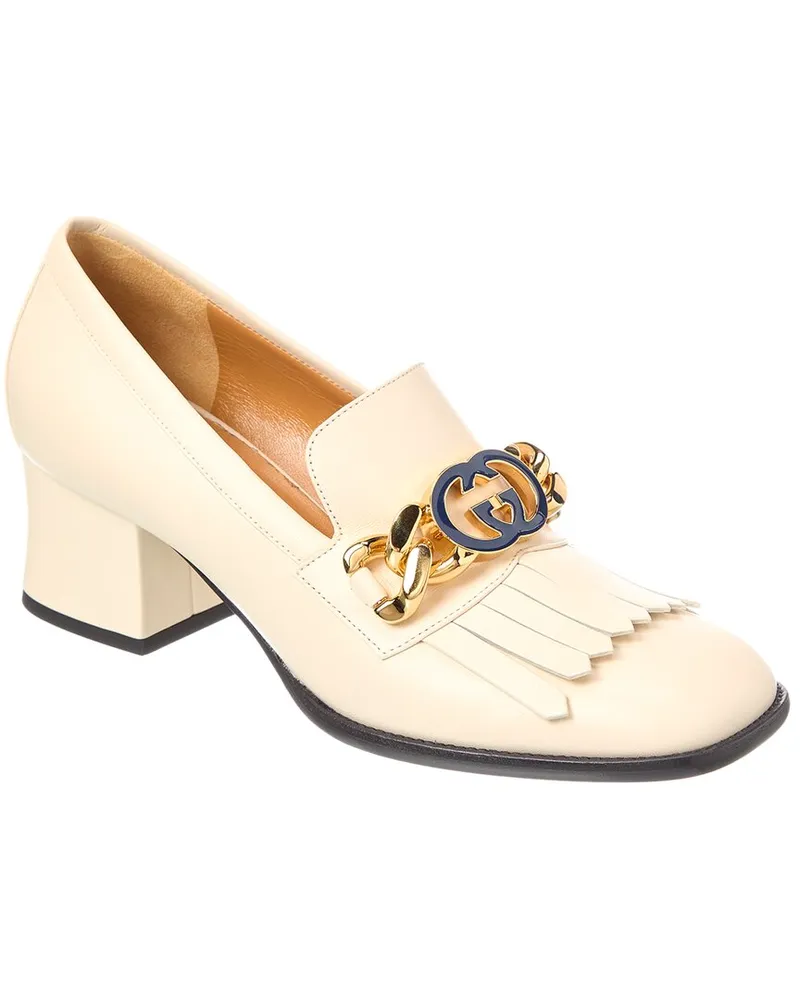 Gucci Jeanne Leather Pump White
