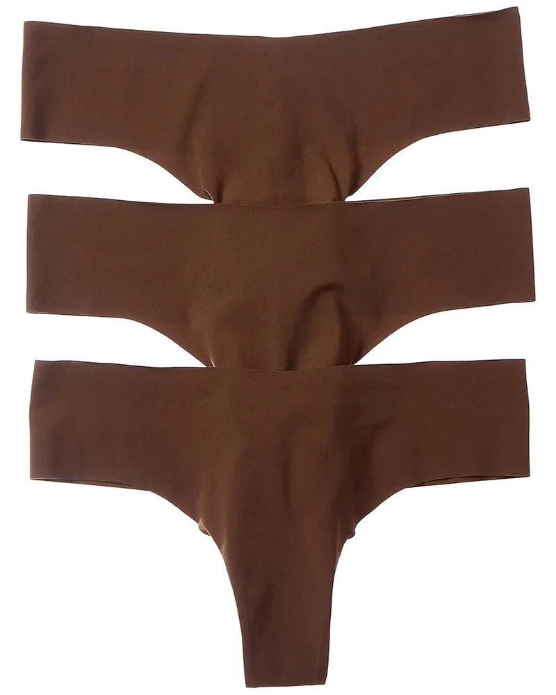 Cosabella 3pk Free Cut Microfiber Thong Nocolor