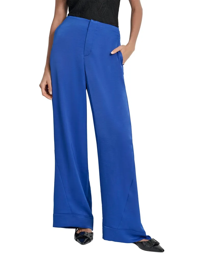 DKNY Wide Leg Pant Blue
