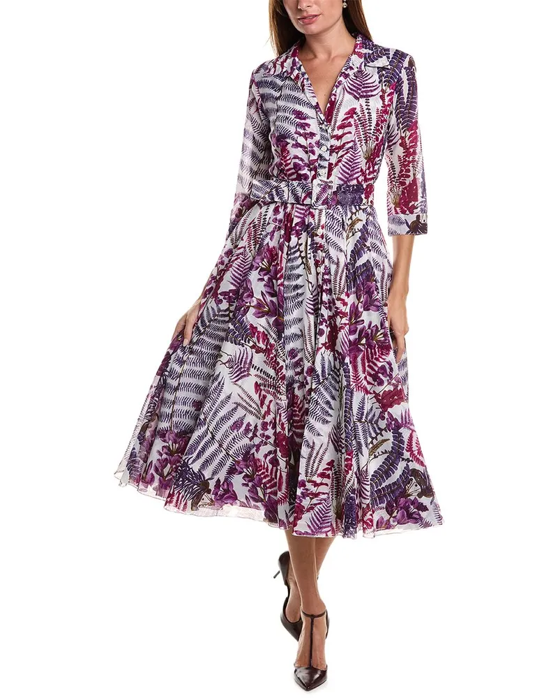 Samantha Sung Aster Midi Dress White
