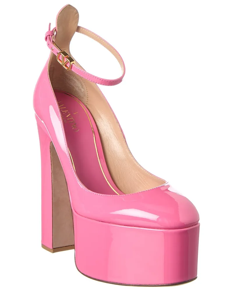 Valentino Garavani Go 155 Patent Platform Pump Pink