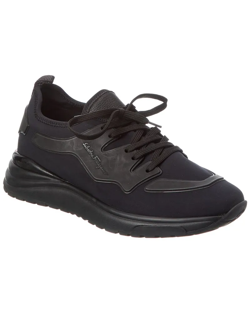 Ferragamo Neoprene Sneaker Black