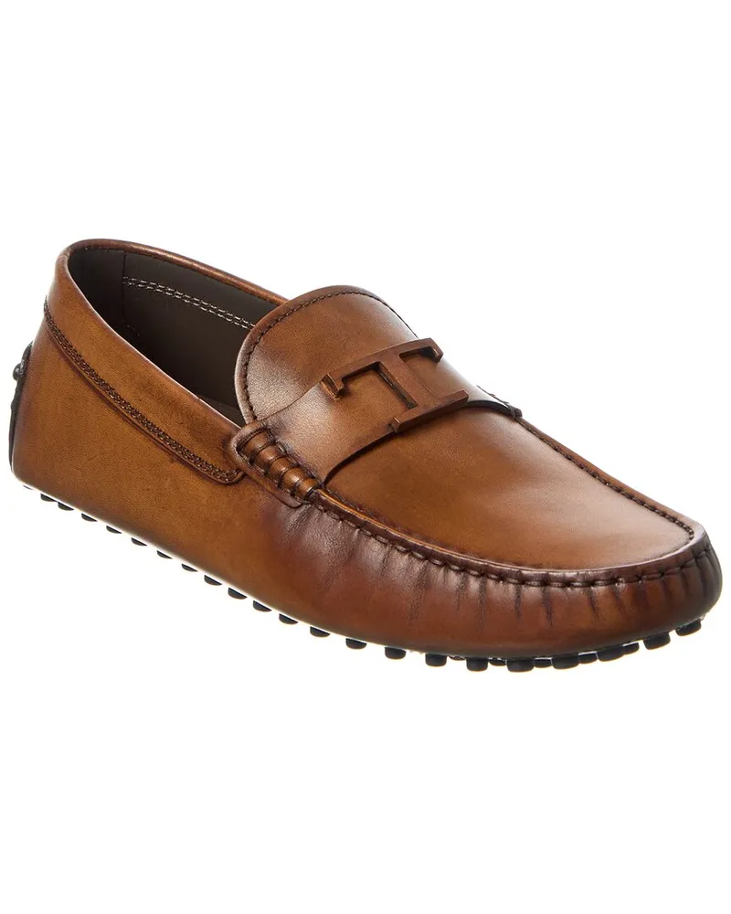 TOD'S TOD’s Gommino Leather Loafer Brown