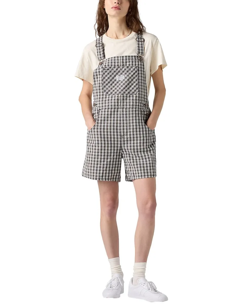 Levi's Utility Milo Plaid Short Shortall Jean Nocolor