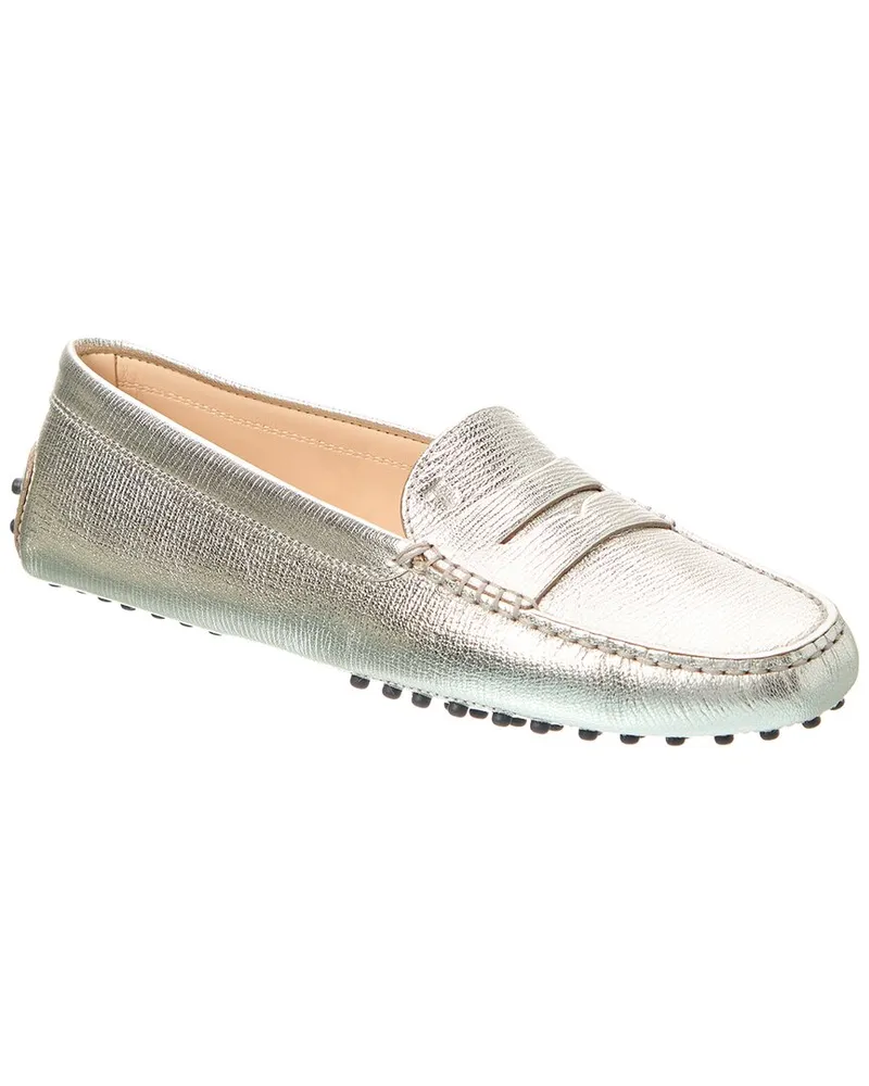 TOD'S TOD’s Gommini Leather Loafer Gold