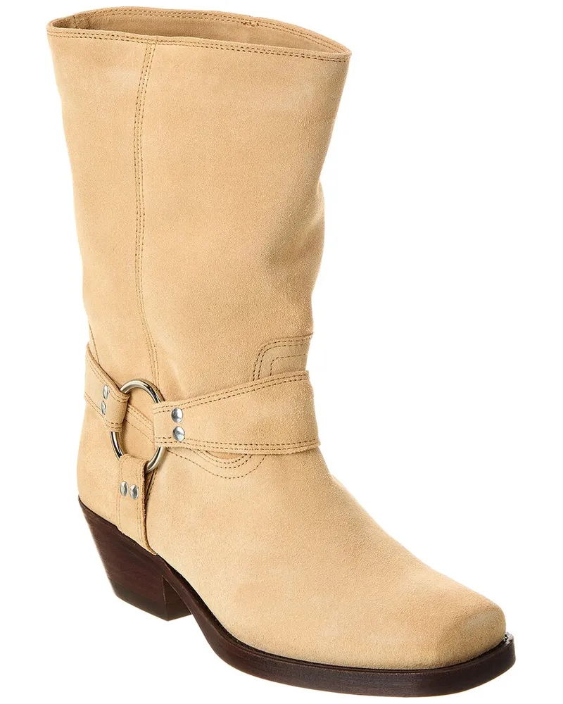 Isabel Marant Antya Suede Boot Beige