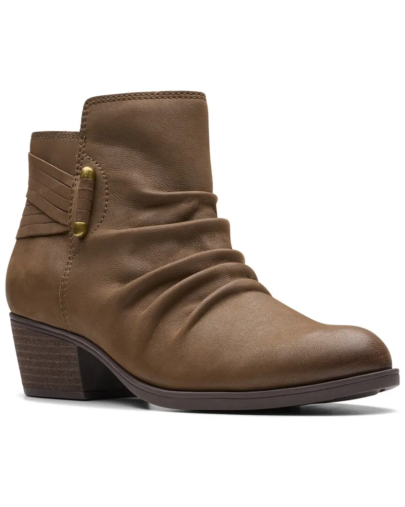Clarks Charlten Rosa Leather Bootie Nocolor