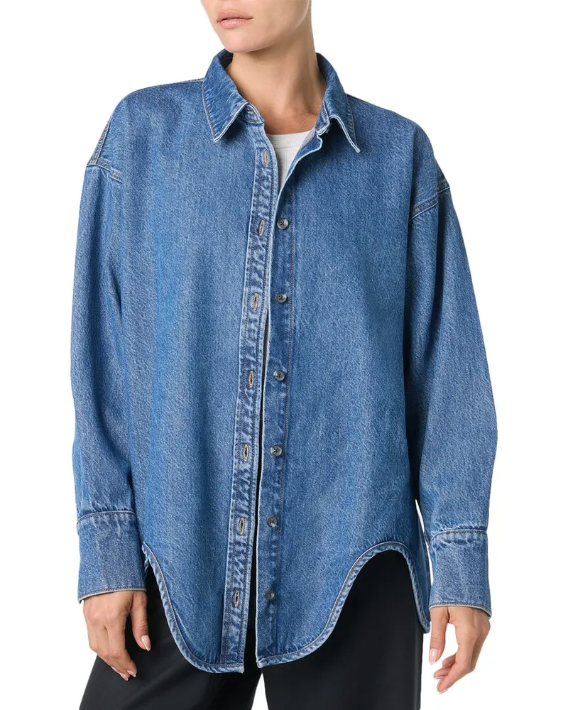 HUDSON Jeans Denim Shirt Blue