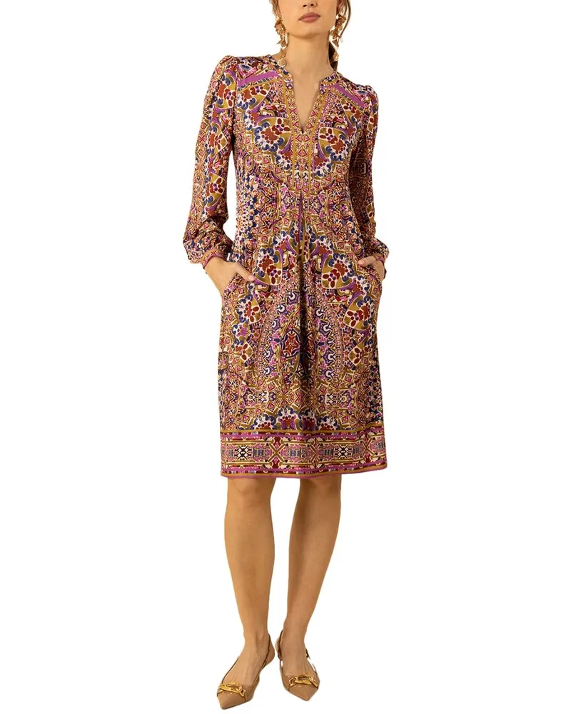 Hale Bob Heaven Midi Dress Pink